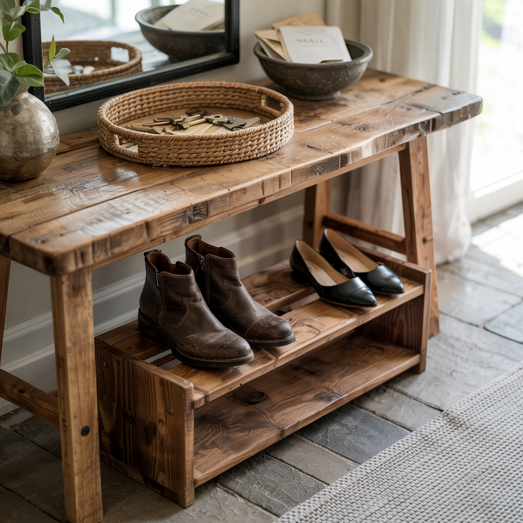 Create a Landing Zone for Keys, Bags, and Shoes