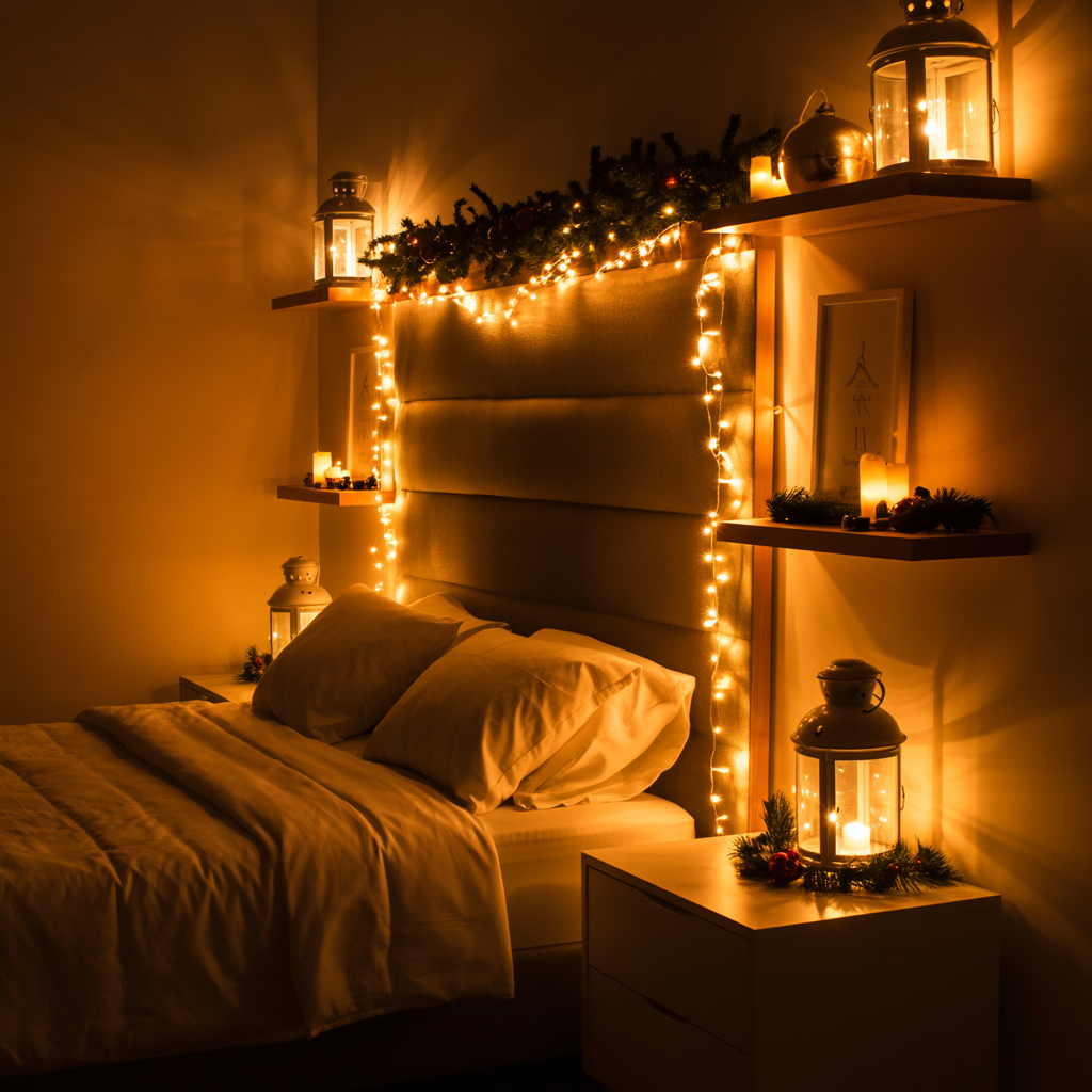 Add Warm Lighting to Create a Peaceful Holiday Glow