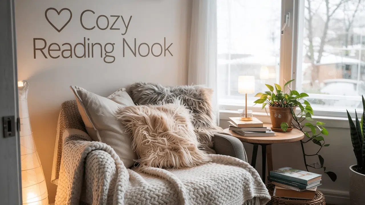 cozy reading nook