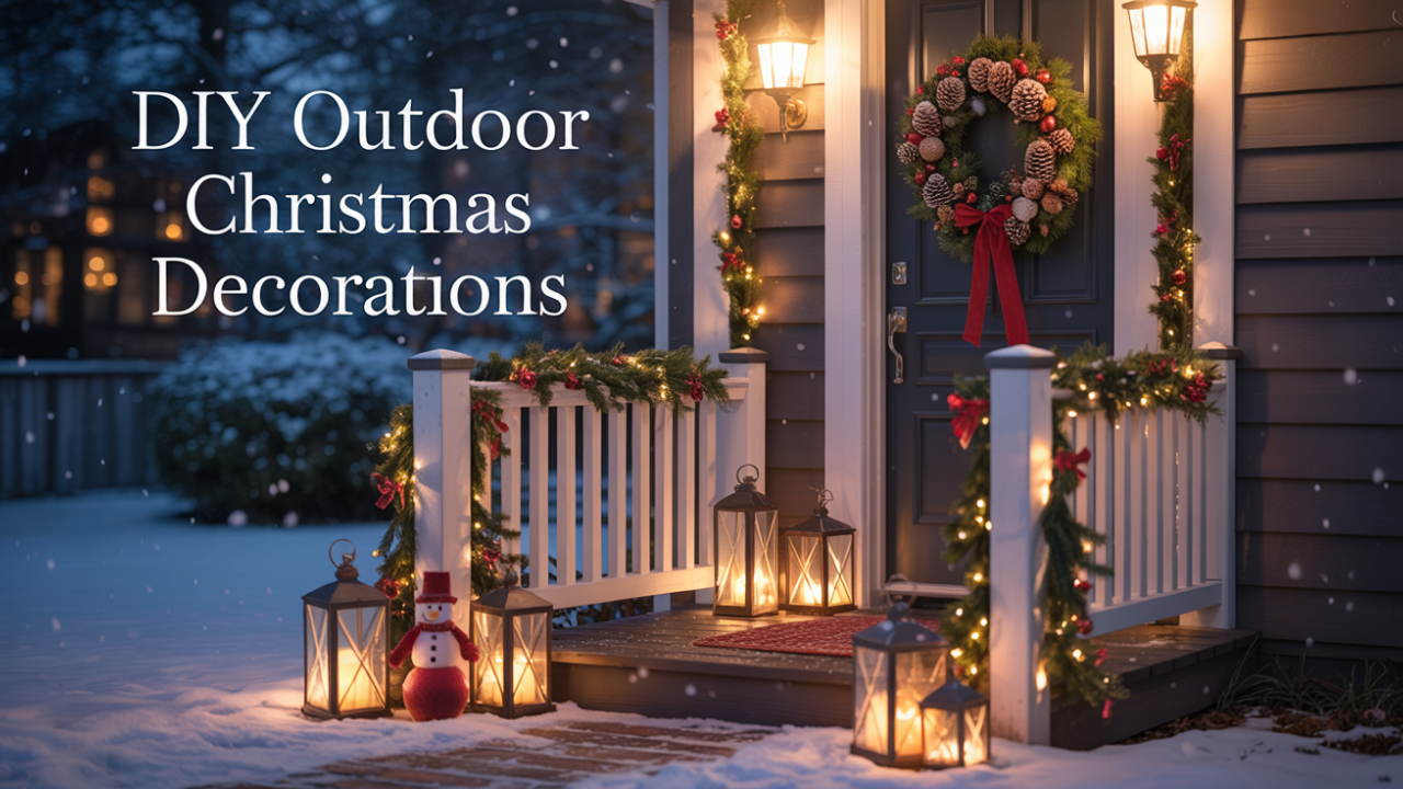 diy outdoor christmas decorations