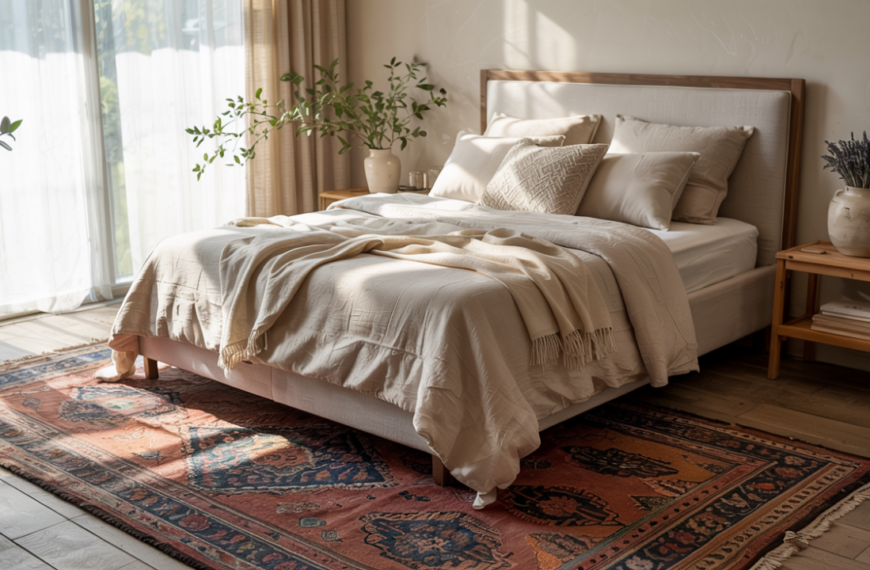 earthy bedroom retreat