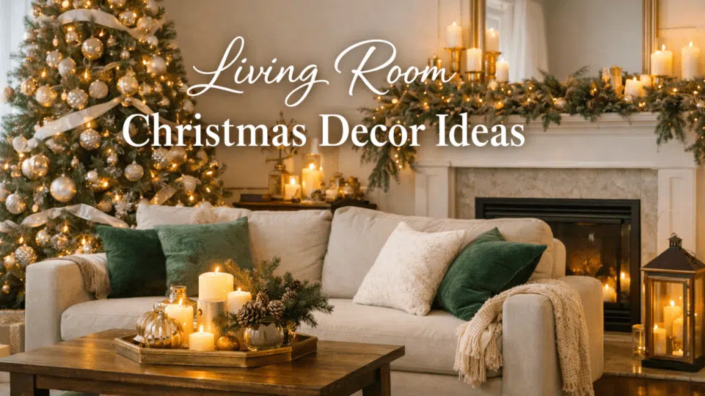 living room christmas decor