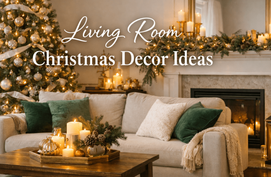 living room christmas decor