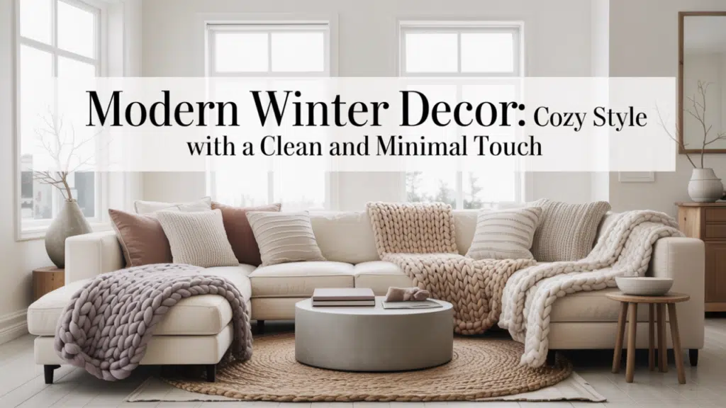 modern winter decor