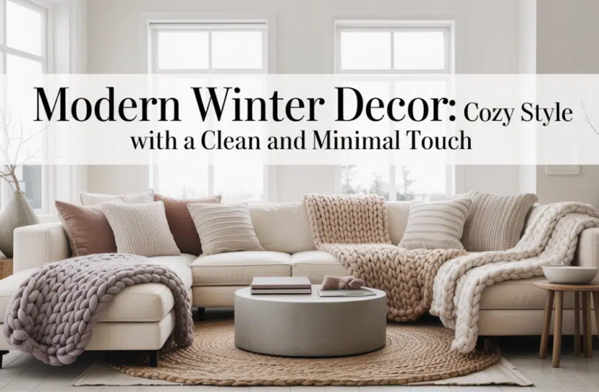 modern winter decor