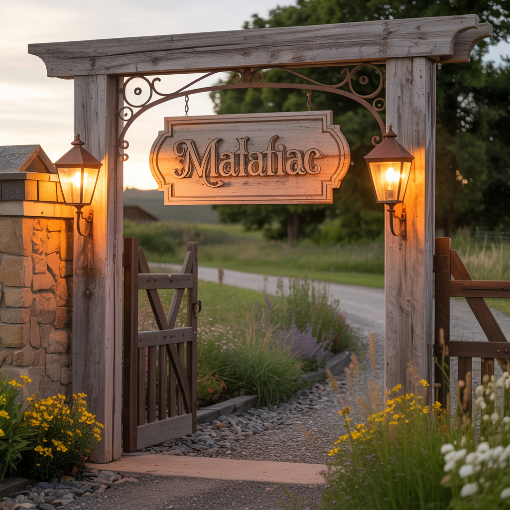 Arches, Signage, and Lighting for Extra Appeal