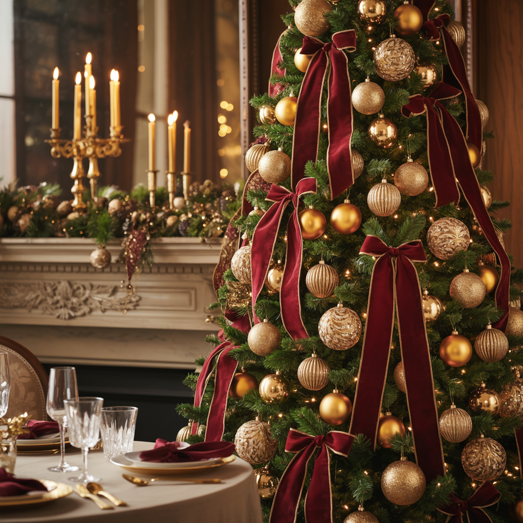 Classic Burgundy & Gold for Timeless Elegance