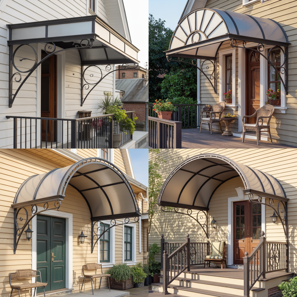 Creative Shapes and Designs for Metal Awnings
