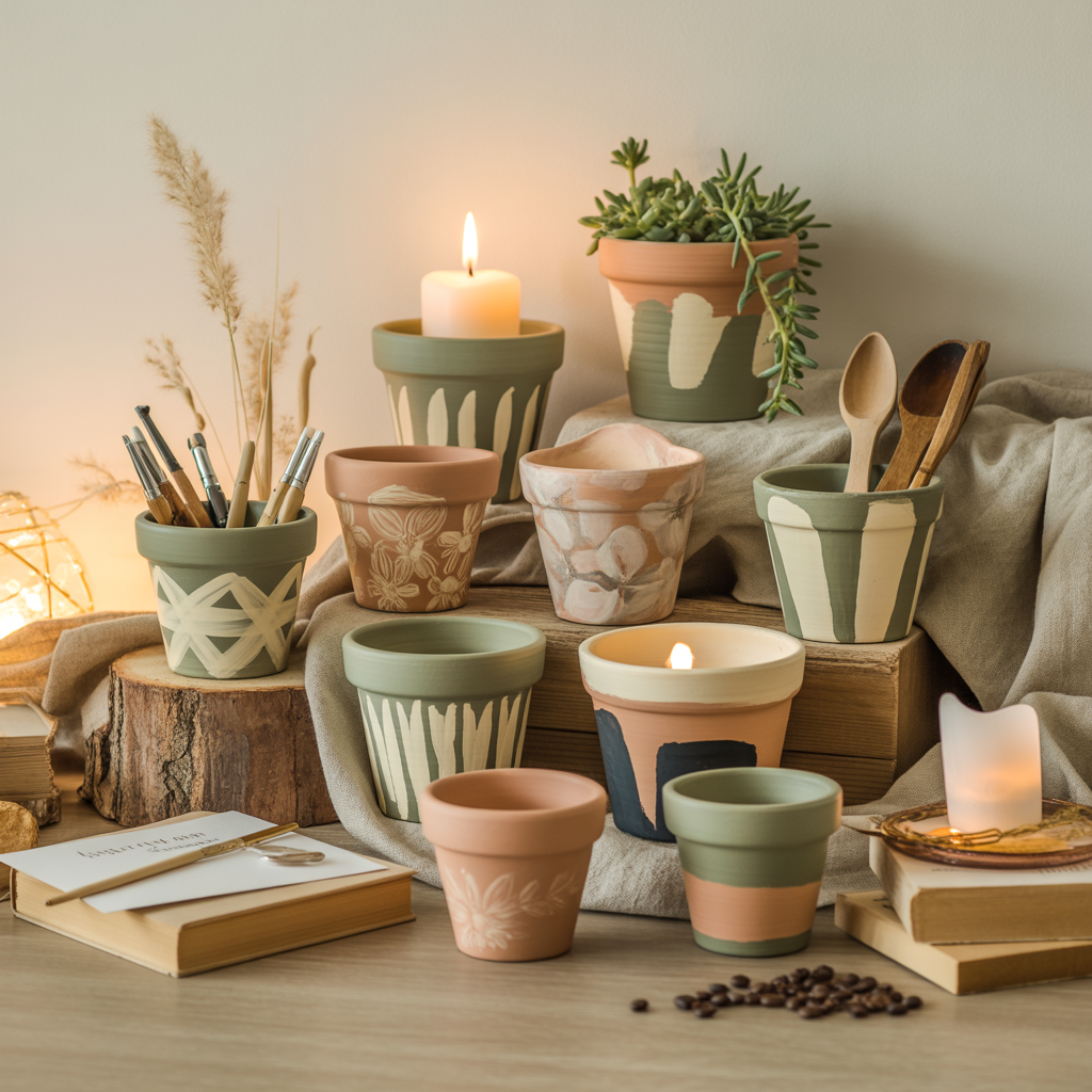 Creative Ways to Use Painted Terra Cotta Pots Beyond Plants
