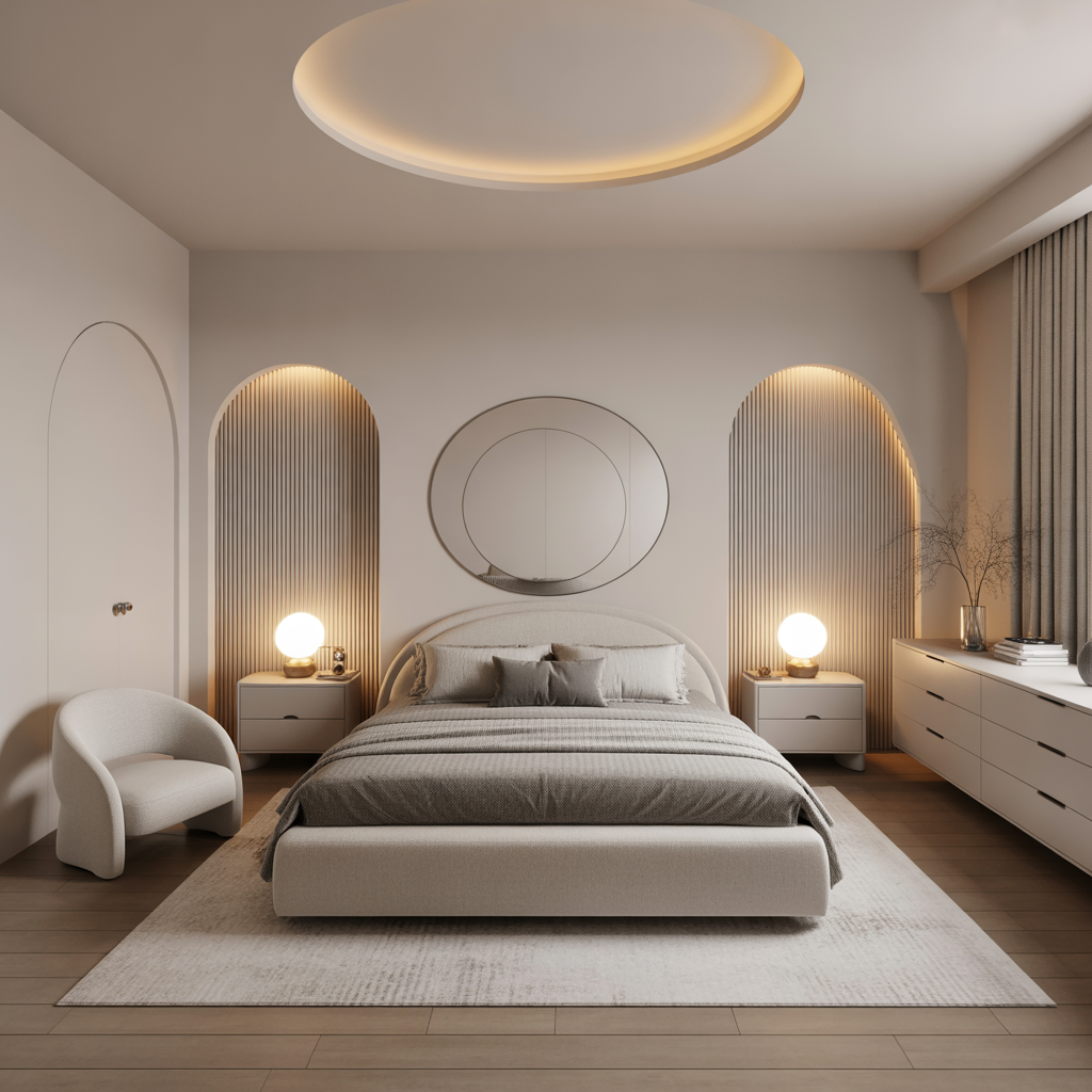 Curved Furniture and Rounded Shapes