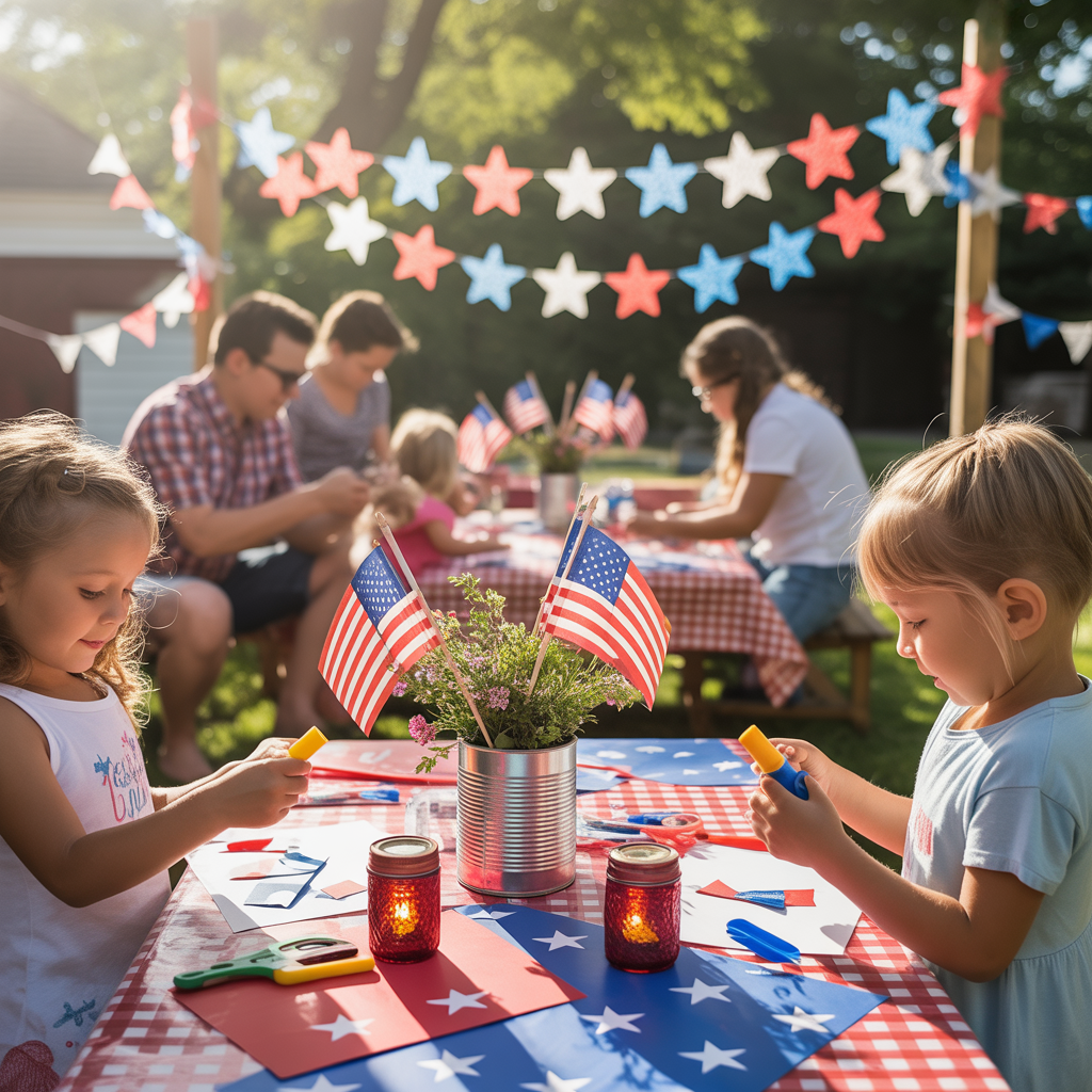 DIY Flags, Banners, and Centerpieces for a Personal Touch