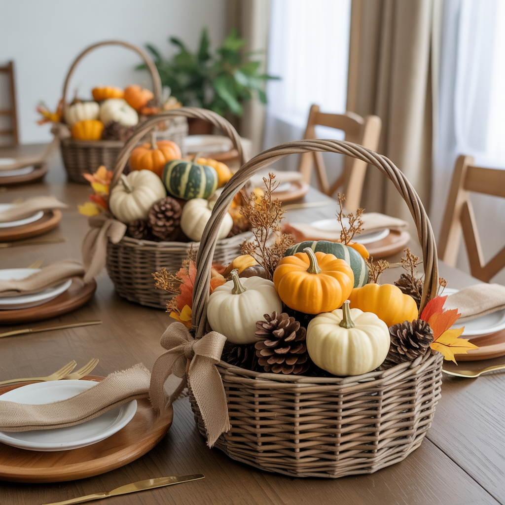 Decorate with Pumpkins and Seasonal Items