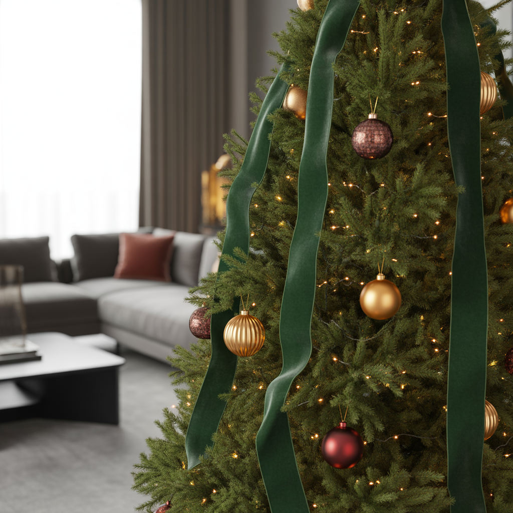How to Decorate a Velvet Christmas Tree Without Overdoing It