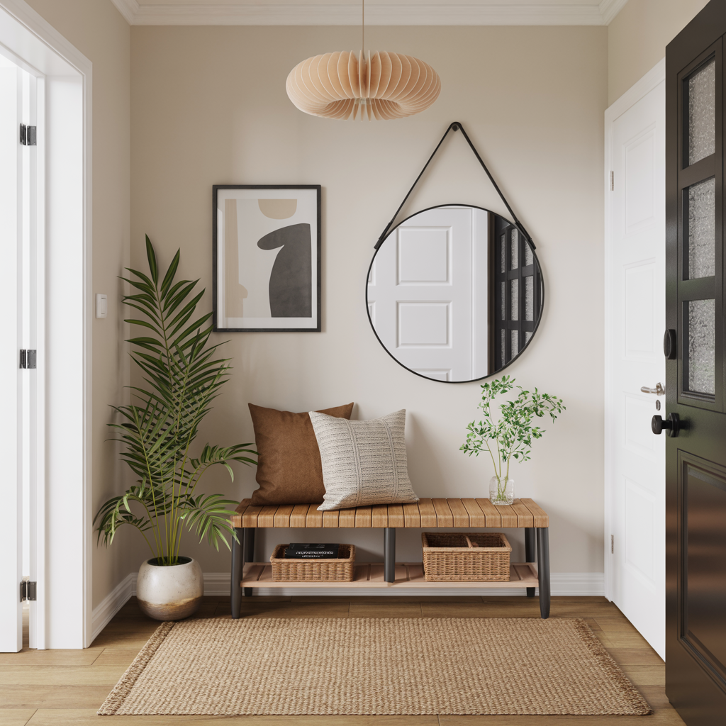 How to Style an IKEA Entryway Without Making It Look Cluttered