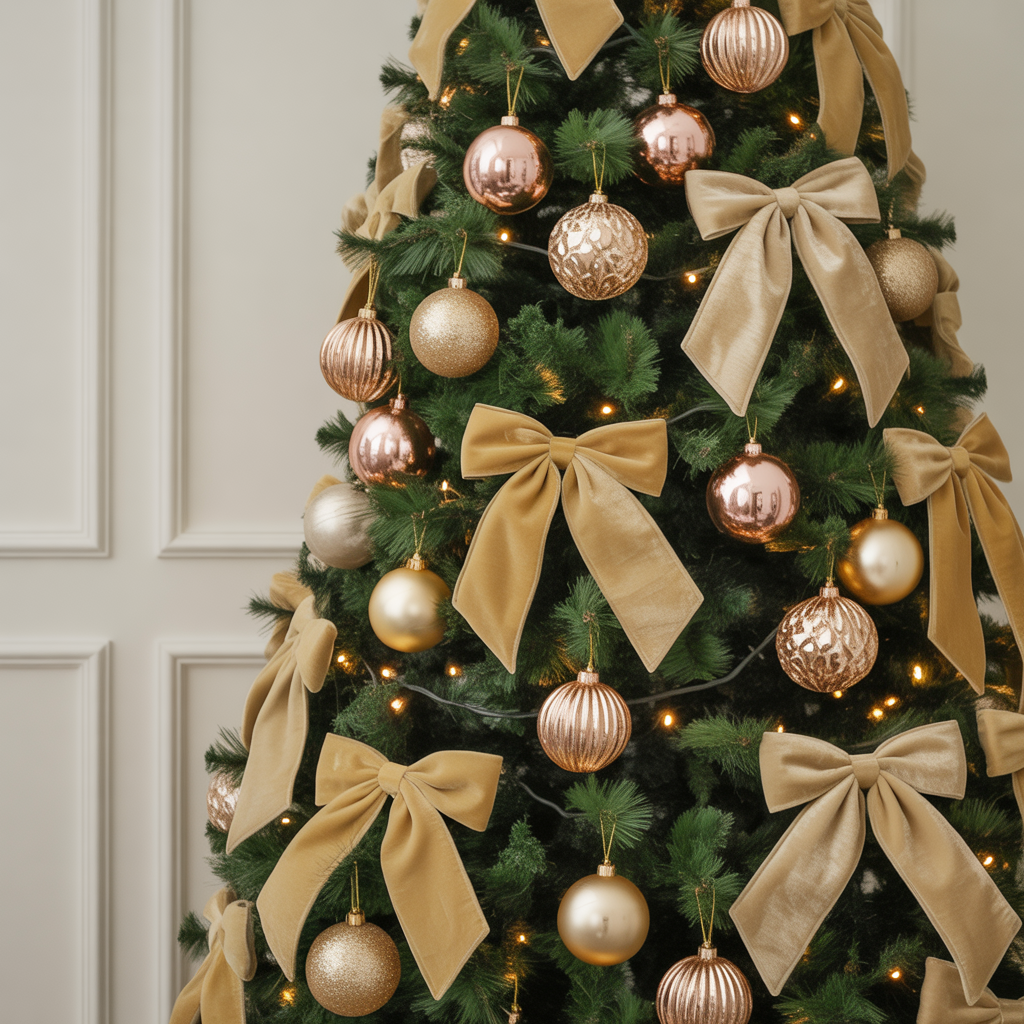 Jewel-Tone Velvet Tree for a Dramatic Look