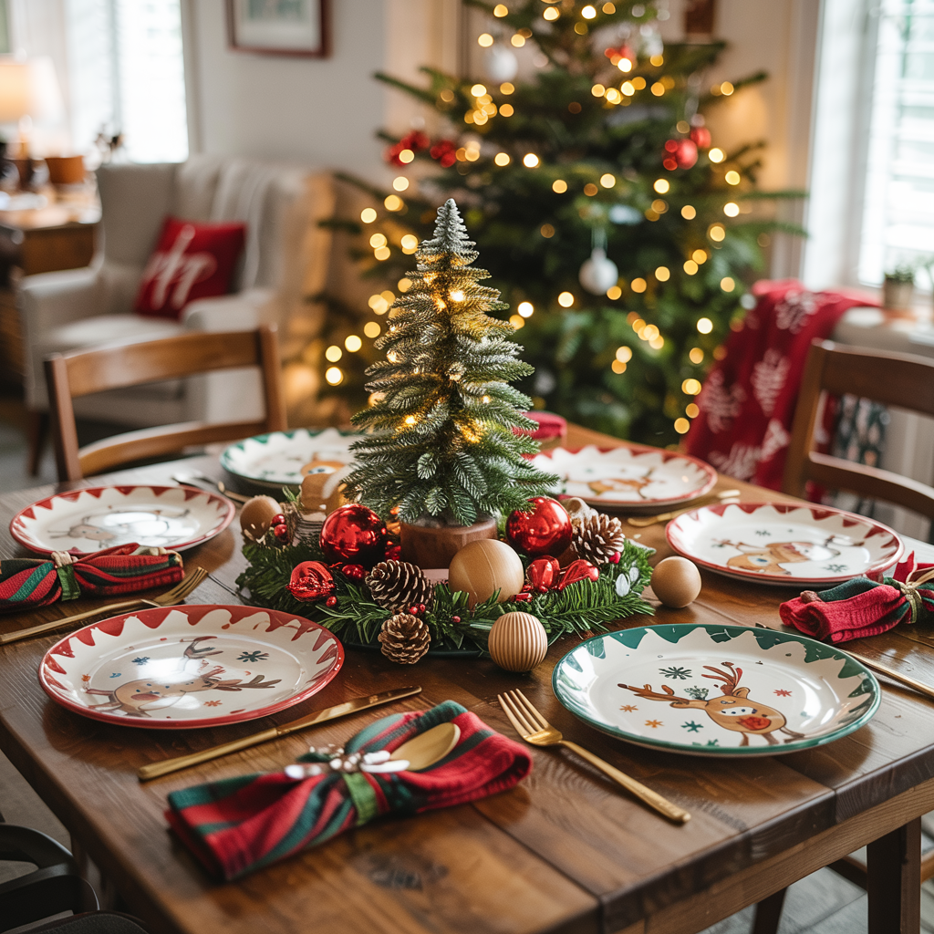 Kid-Friendly and Family Christmas Table Decor