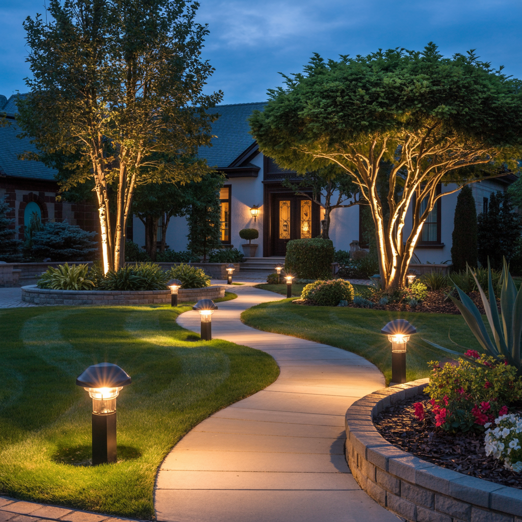 Lighting Ideas to Make Your Front Yard Shine at Night