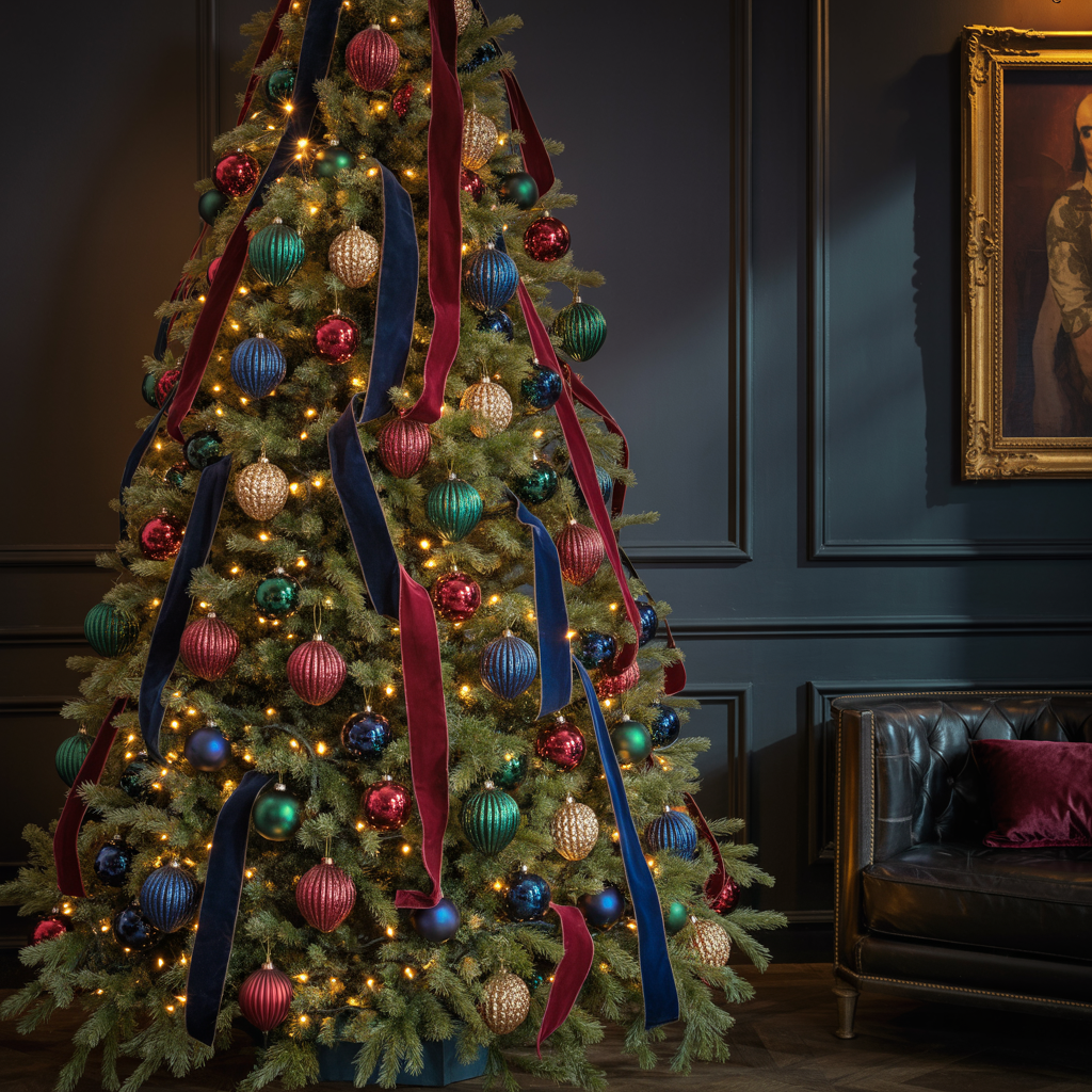 Luxury Jewel-Toned Christmas Tree Color Combinations
