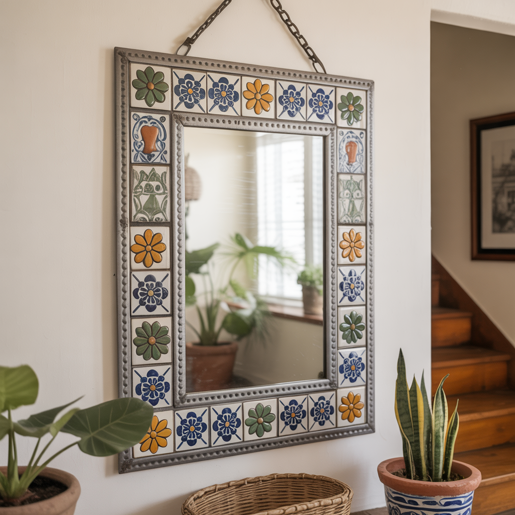 Mexican Tin Mirrors Reflective Art With Vintage Appeal
