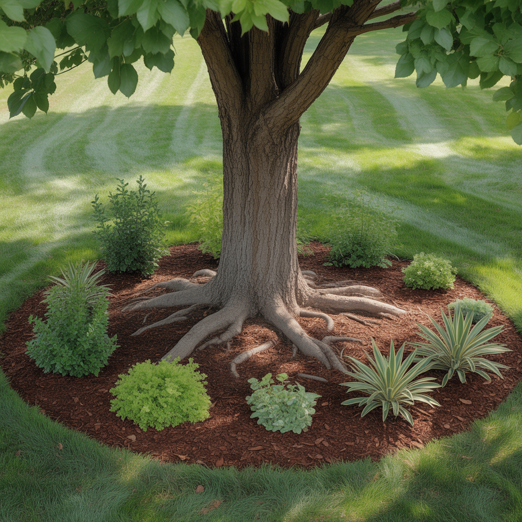 Mulching Under Trees the Right Way for Healthy Growth