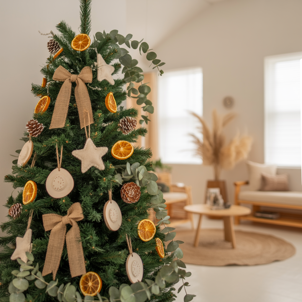Neutral and Nature-Inspired Christmas Tree Color Schemes