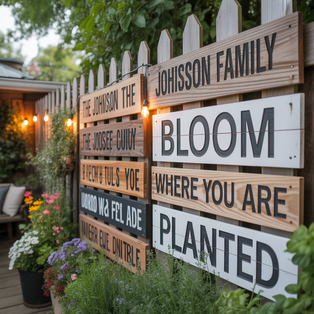 Personalized and Statement Signs