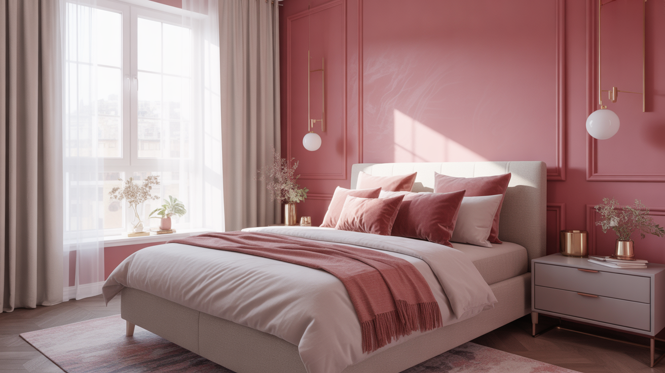 Pink Accent Walls and Bold Bedroom Ideas to Transform Your Space