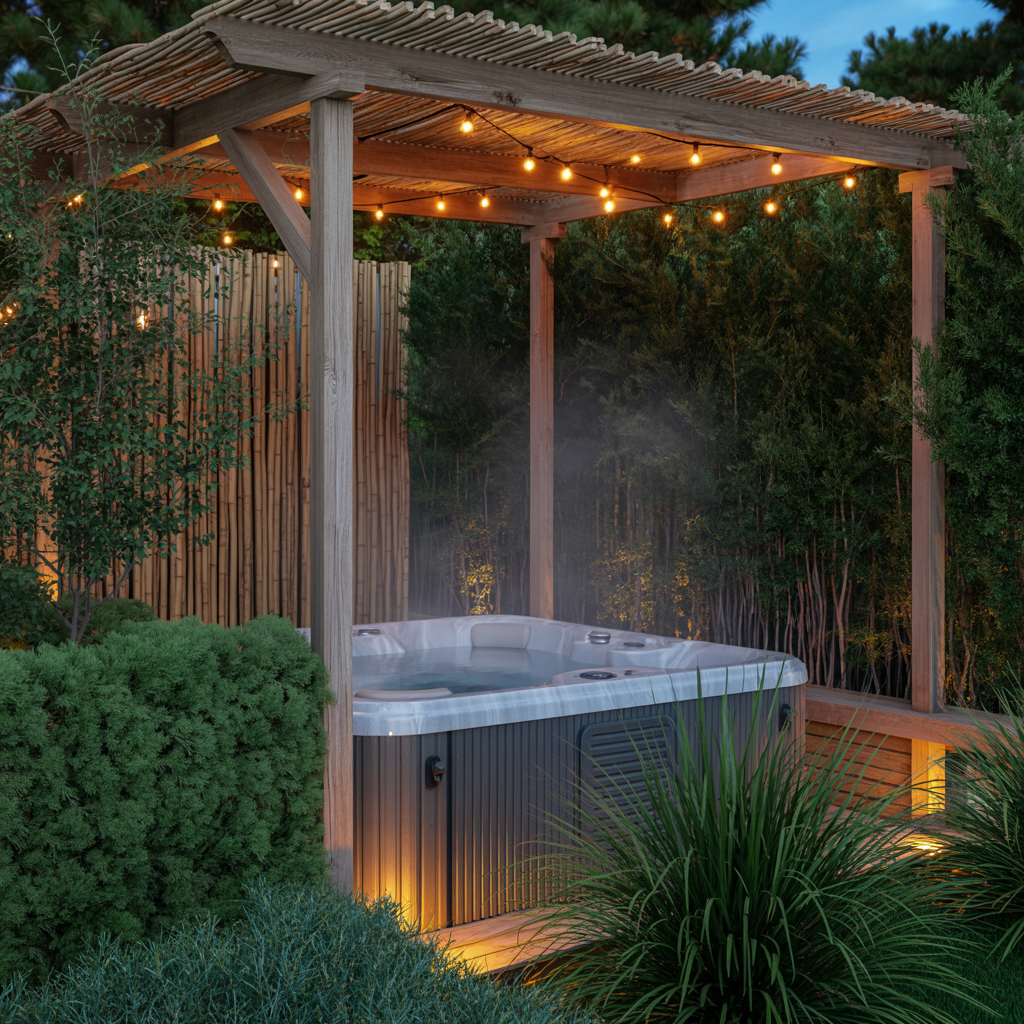 Privacy Solutions for Your Outdoor Jacuzzi