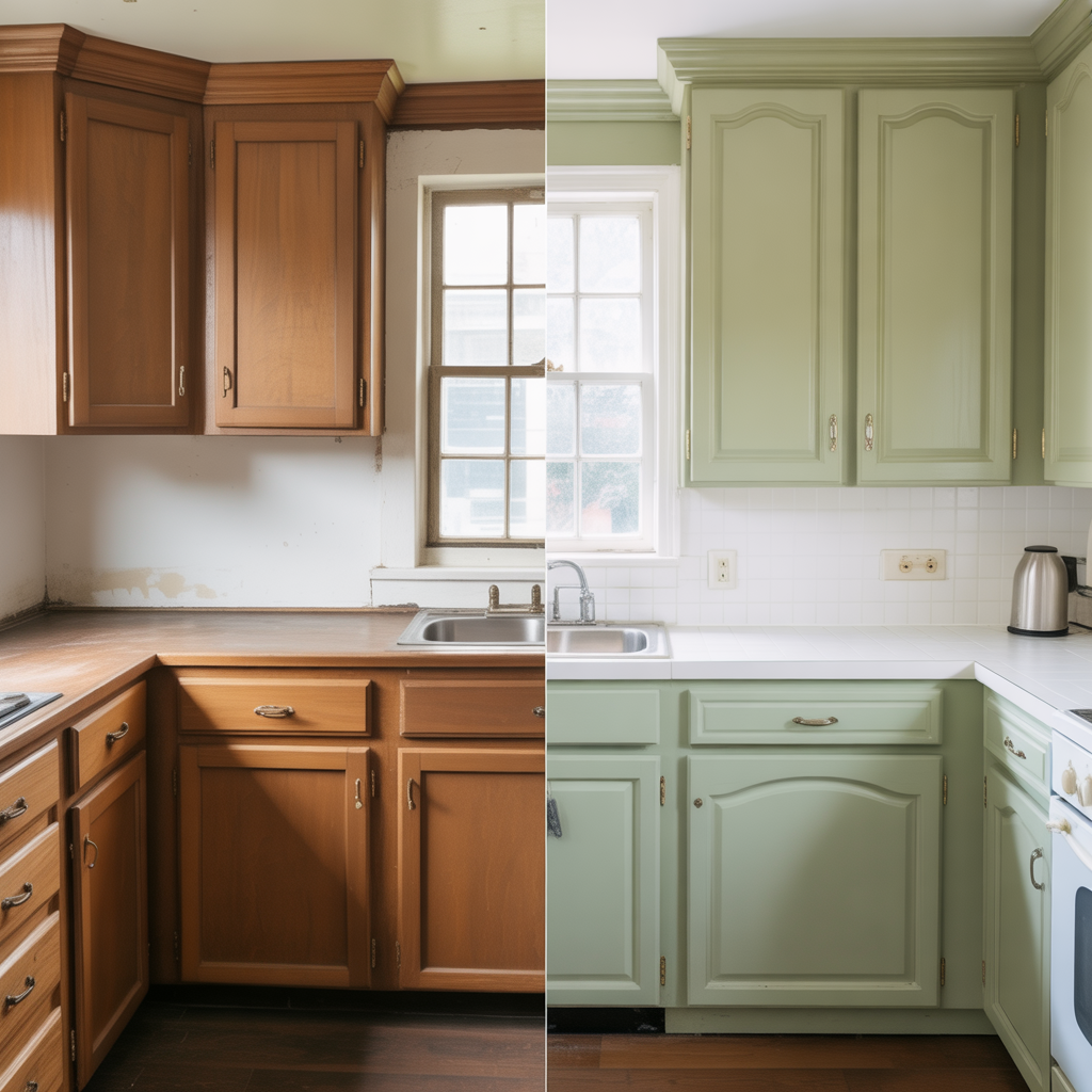Refresh Cabinets with Paint or Hardware