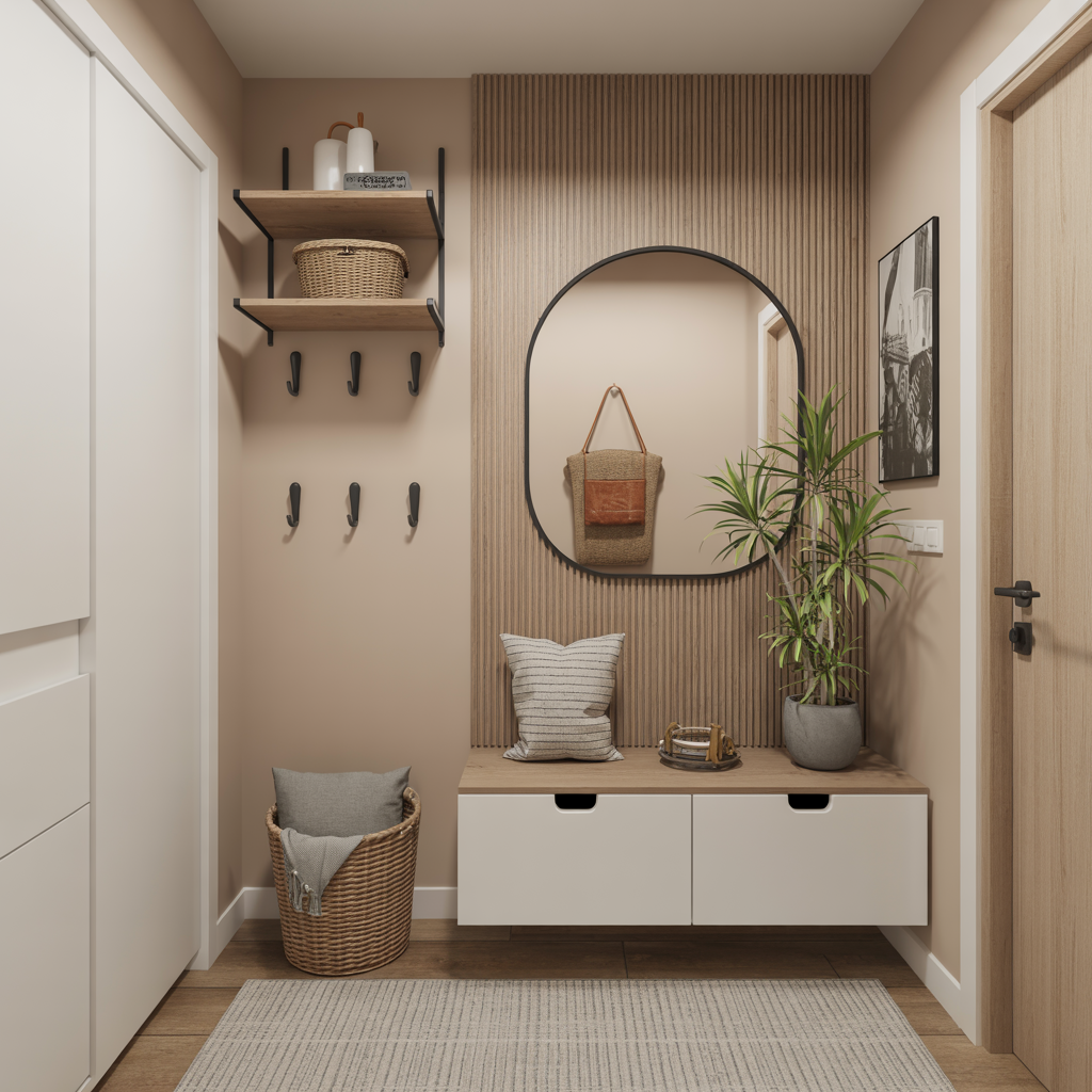 Small Entryway Aesthetic Ideas for Apartments and Narrow Spaces