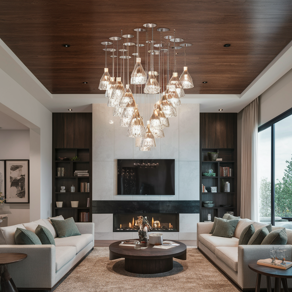 Statement Lighting as a Ceiling Highlight