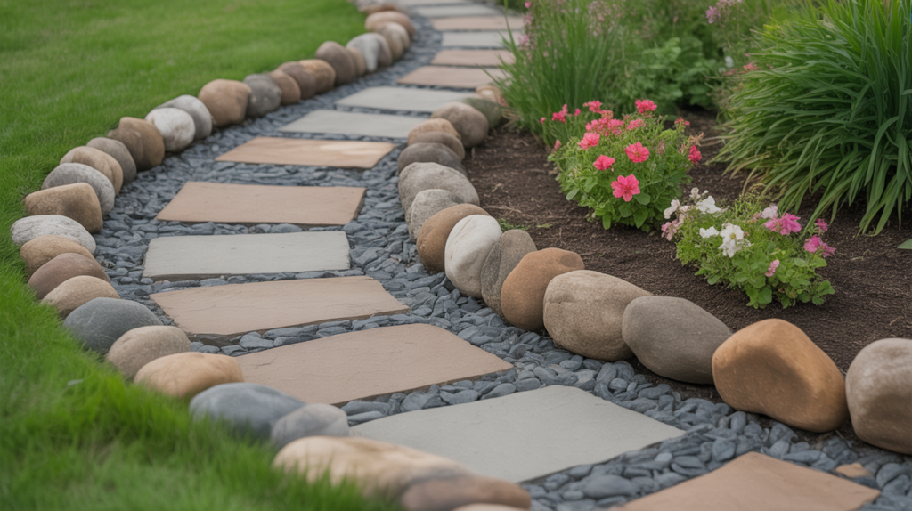 Stone Garden Edging Ideas