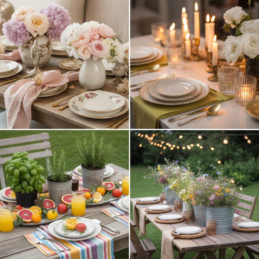 Summer Tablescape Ideas for Different Occasions