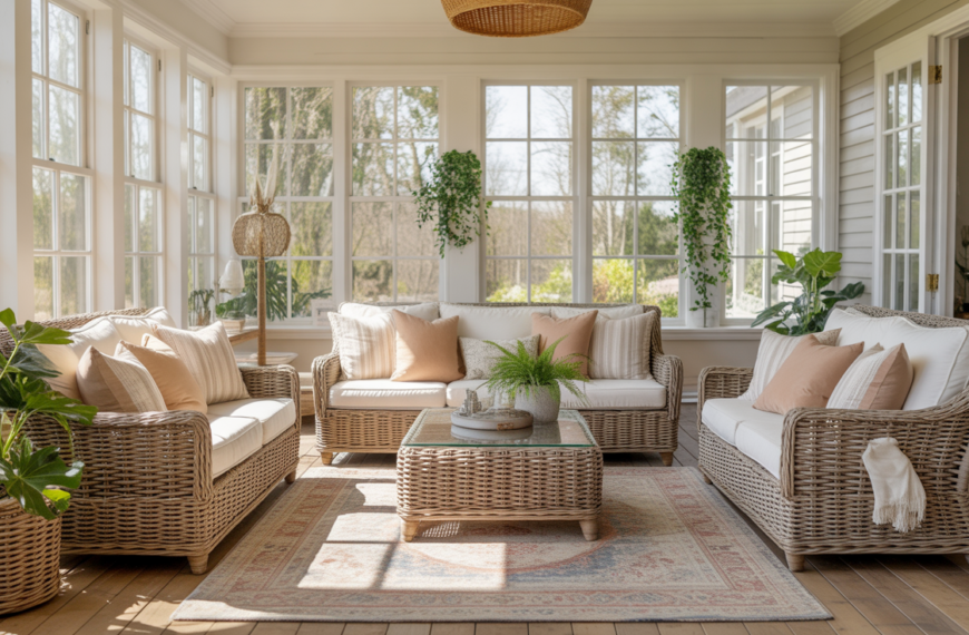 Sunroom Furniture Ideas That Make Your Space Bright, Comfortable, and Inviting