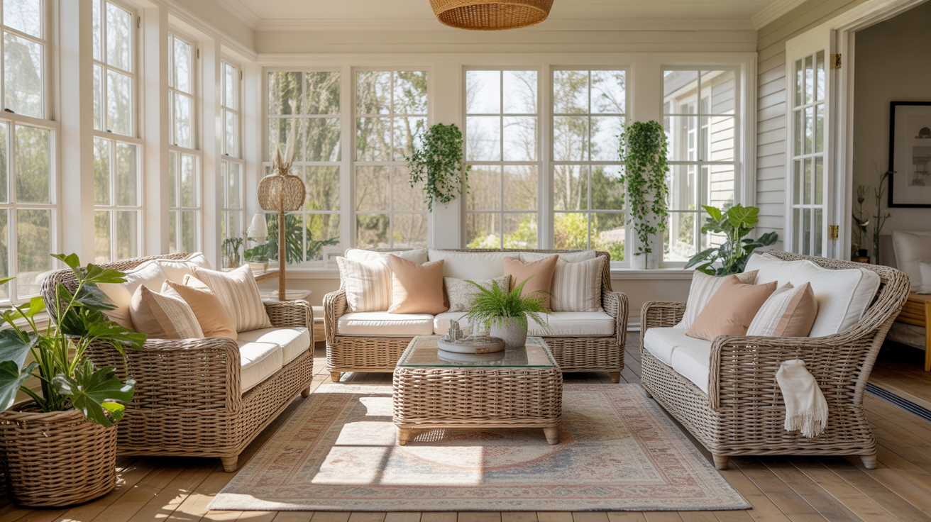 Sunroom Furniture Ideas That Make Your Space Bright, Comfortable, and Inviting
