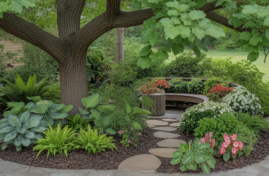 Under Tree Landscaping Ideas to Transform Shady Spaces Beautifully