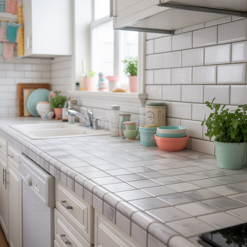 Upgrade Your Backsplash and Countertops on a Budget