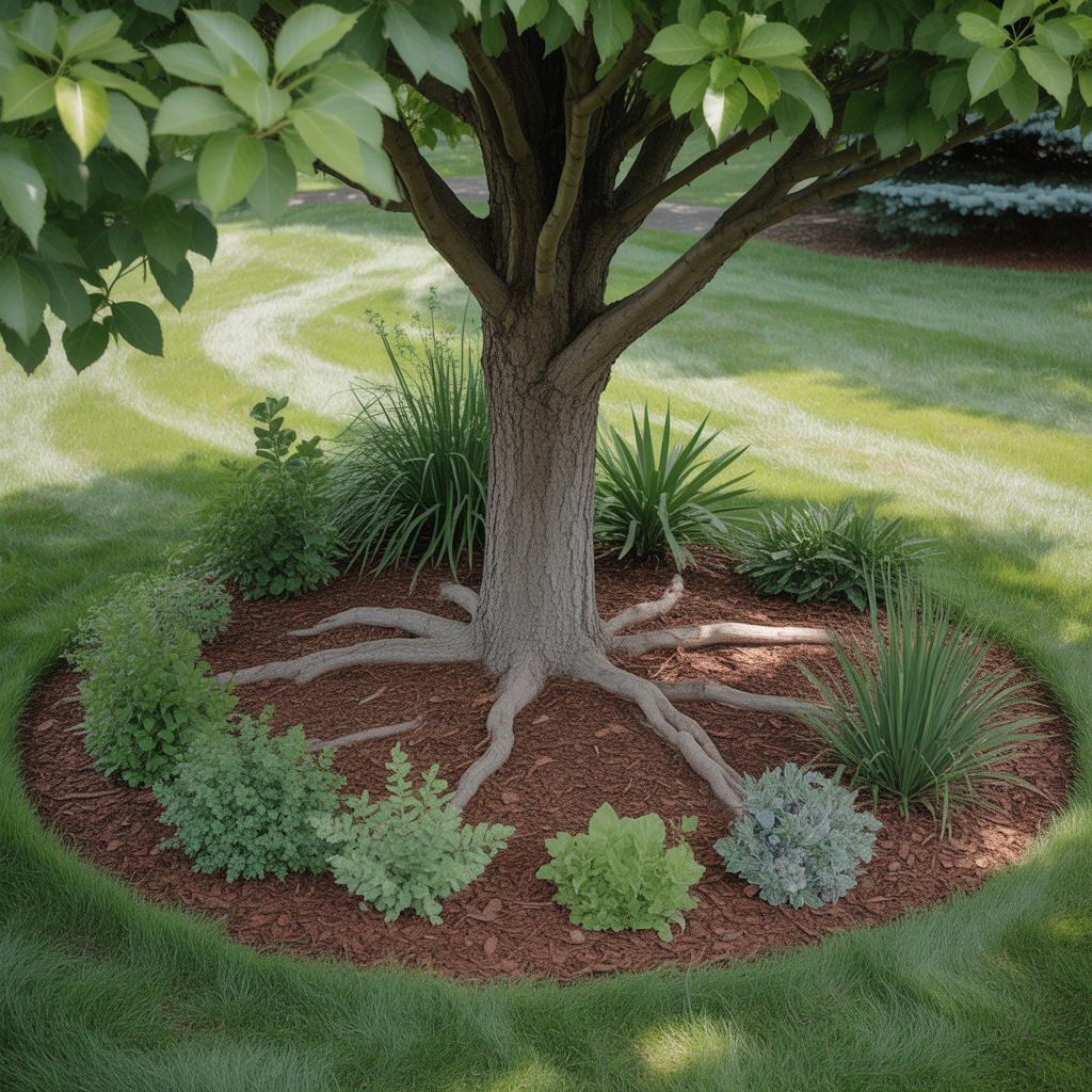 Using Ground Covers to Replace Bare Soil Under Trees