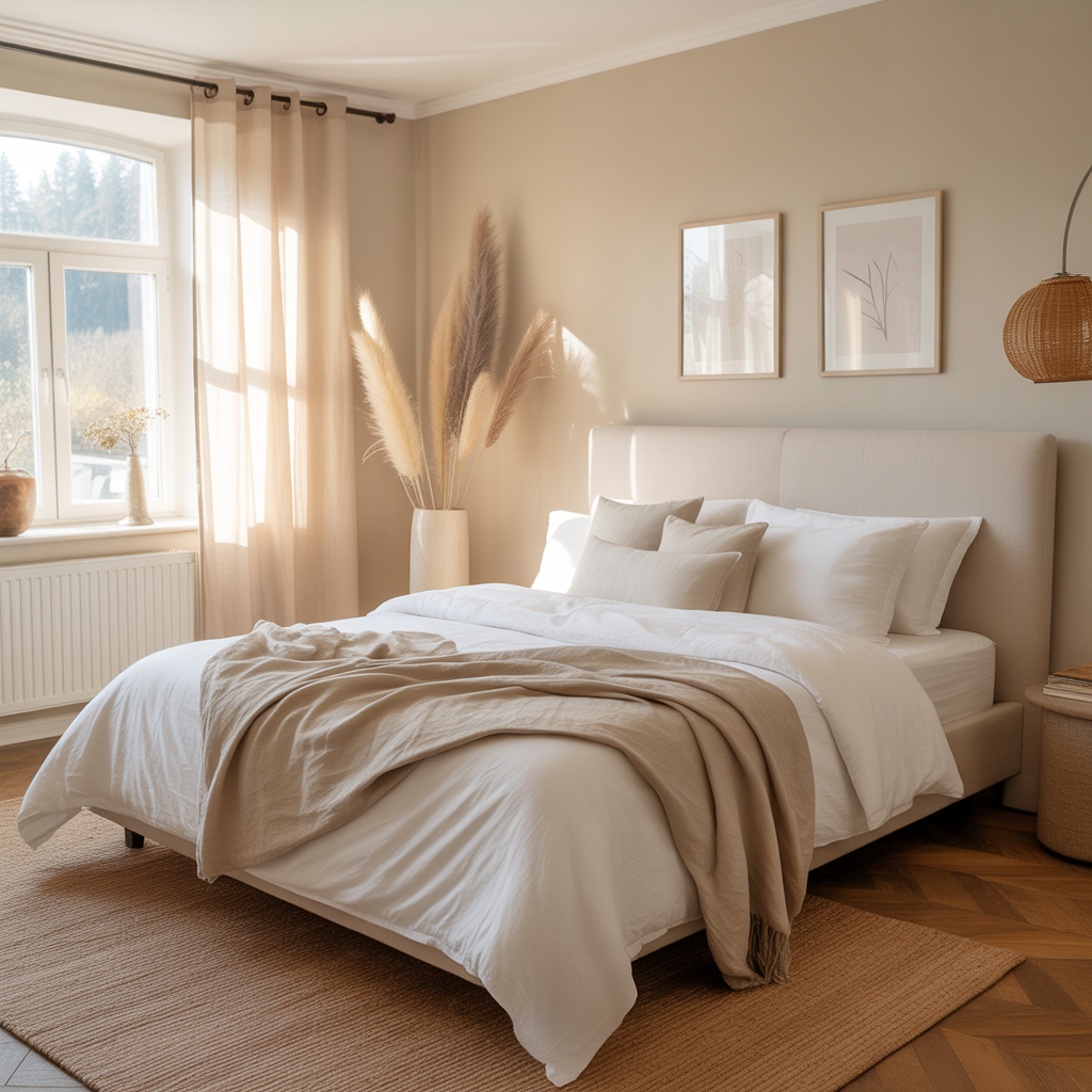 Warm Beige and White: Everyday Comfort