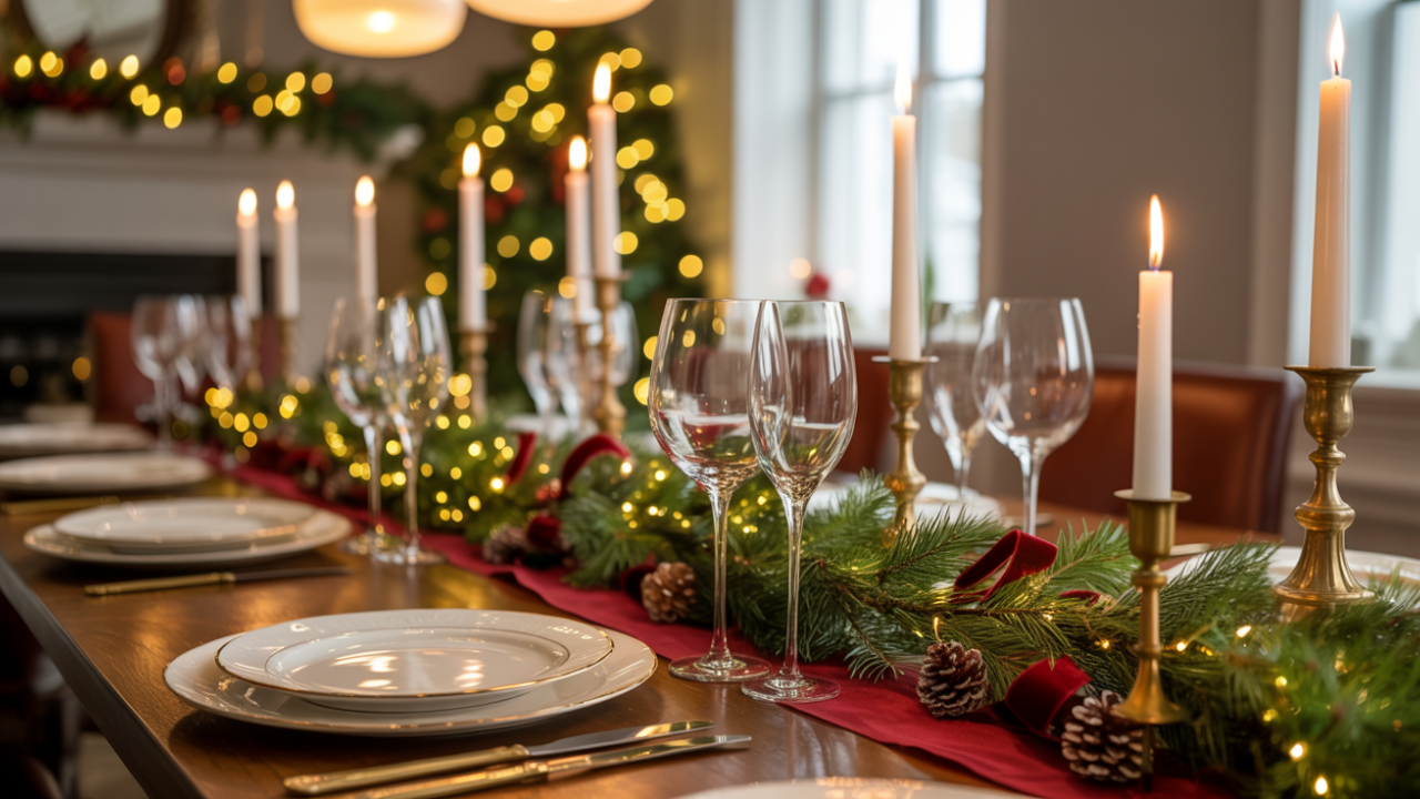 christmas table decor ideas