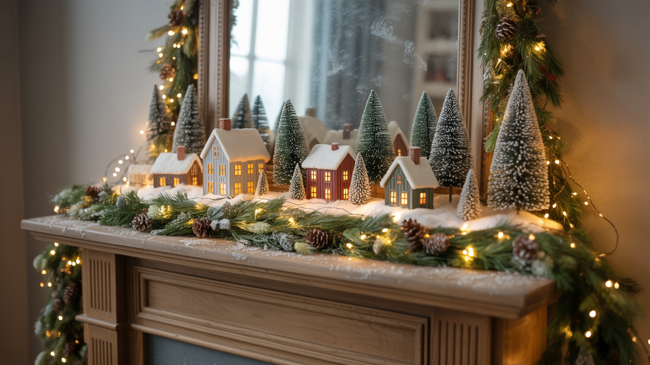 christmas village display ideas