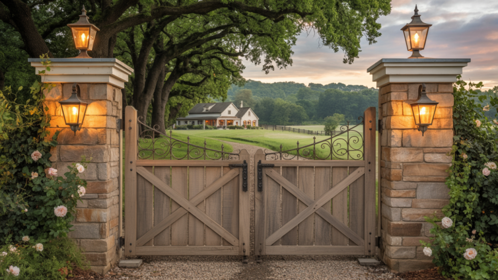 farm gate entrance ideas