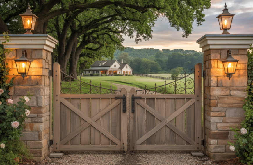 farm gate entrance ideas
