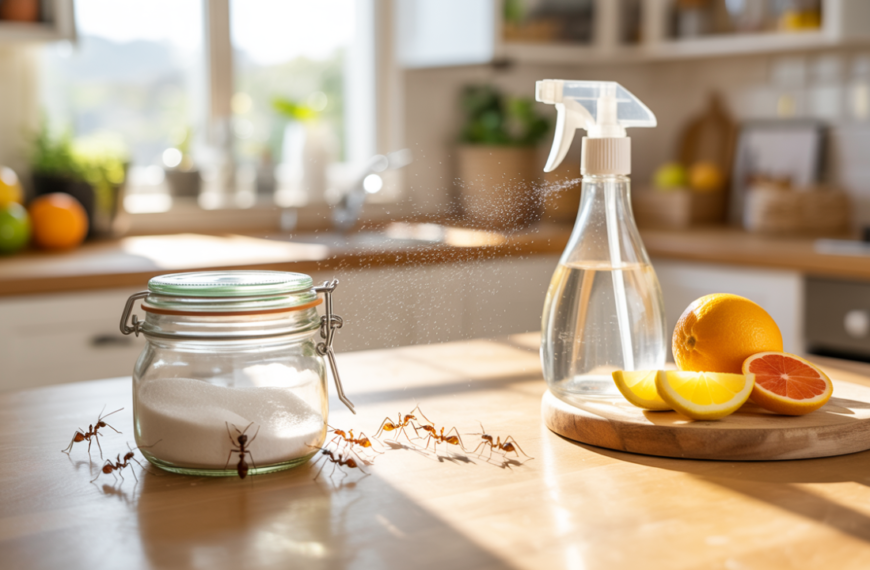 how to get rid of ants in the house