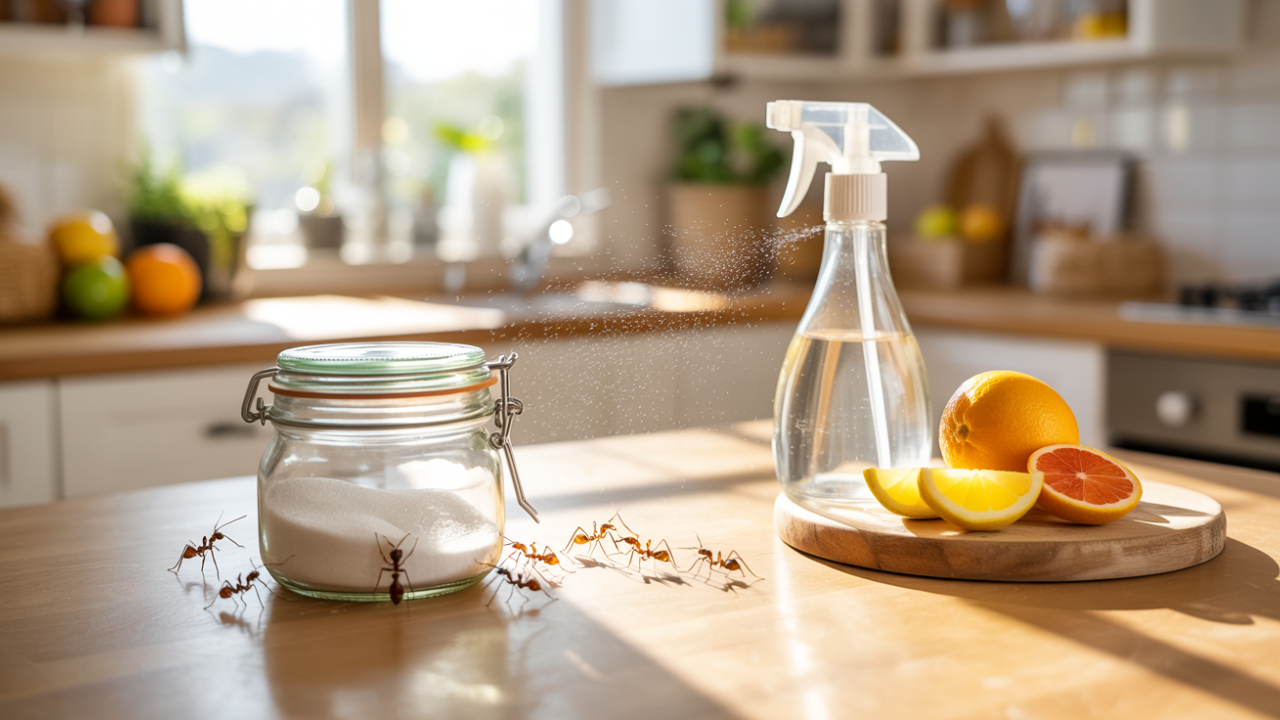 how to get rid of ants in the house