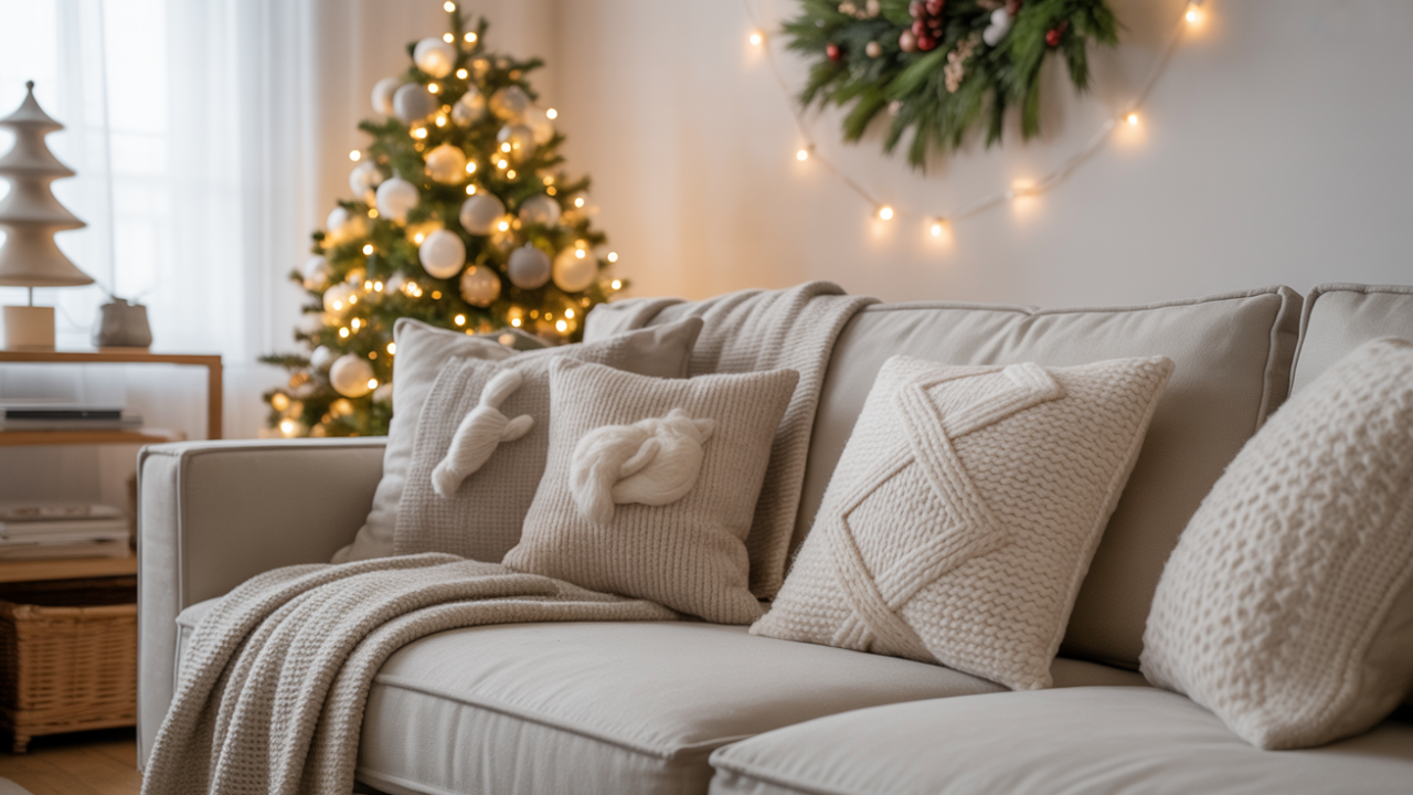 scandi christmas decor