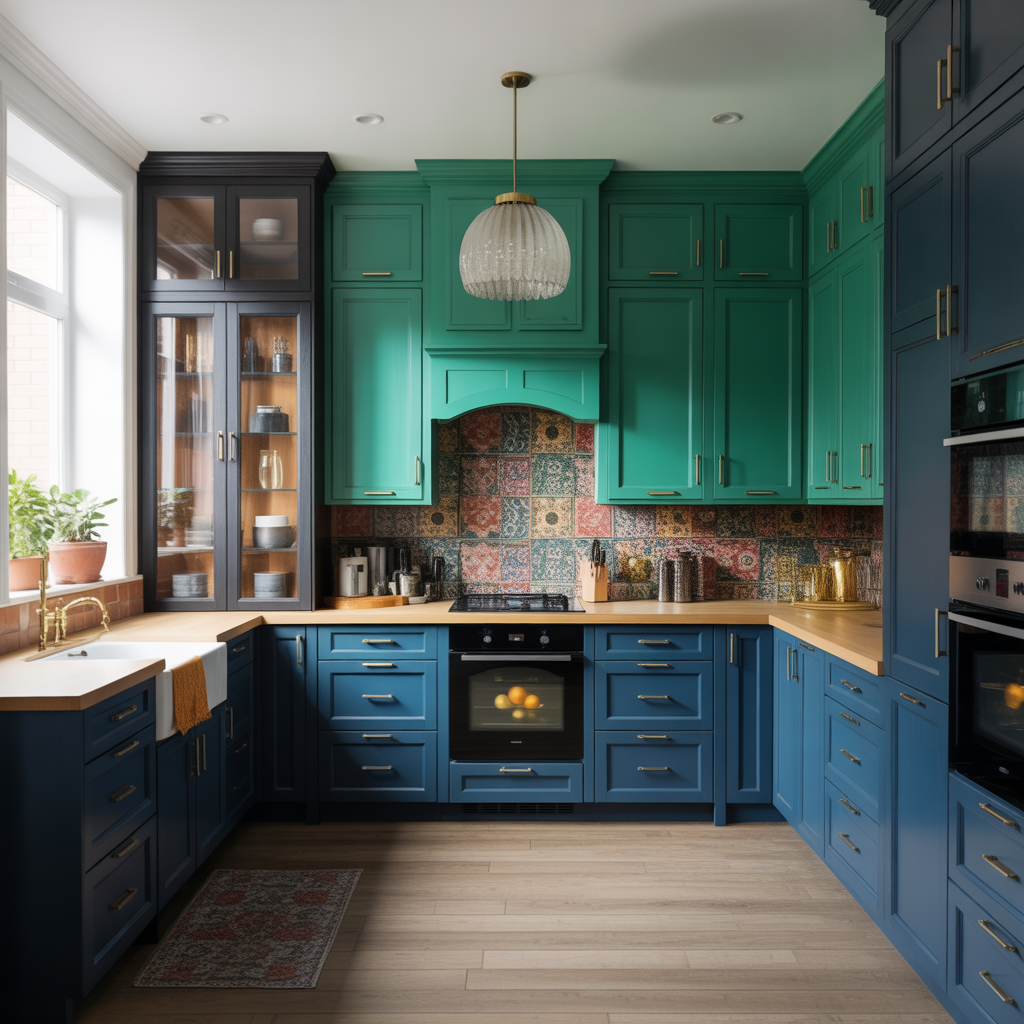 Bold & Creative Kitchen Cabinet Color Ideas