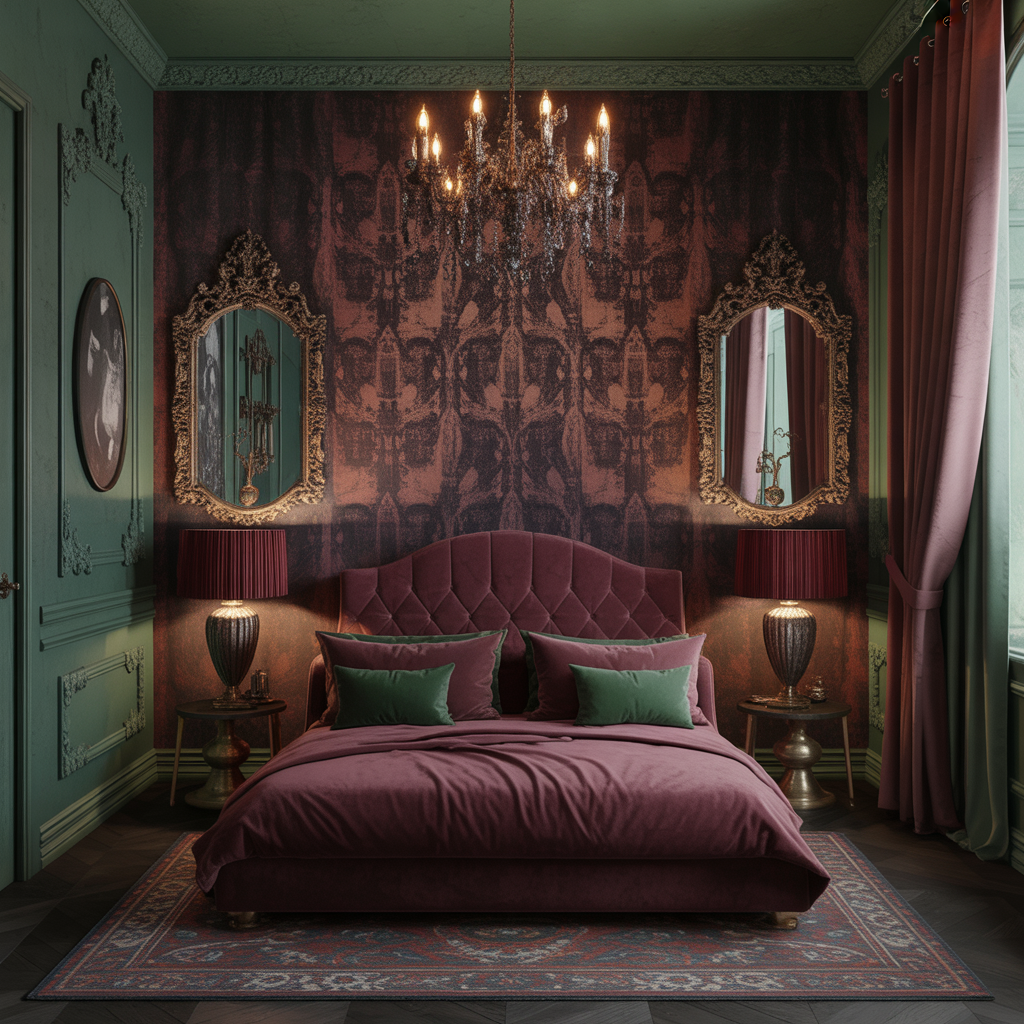 Choose Deep Colors and Dramatic Walls