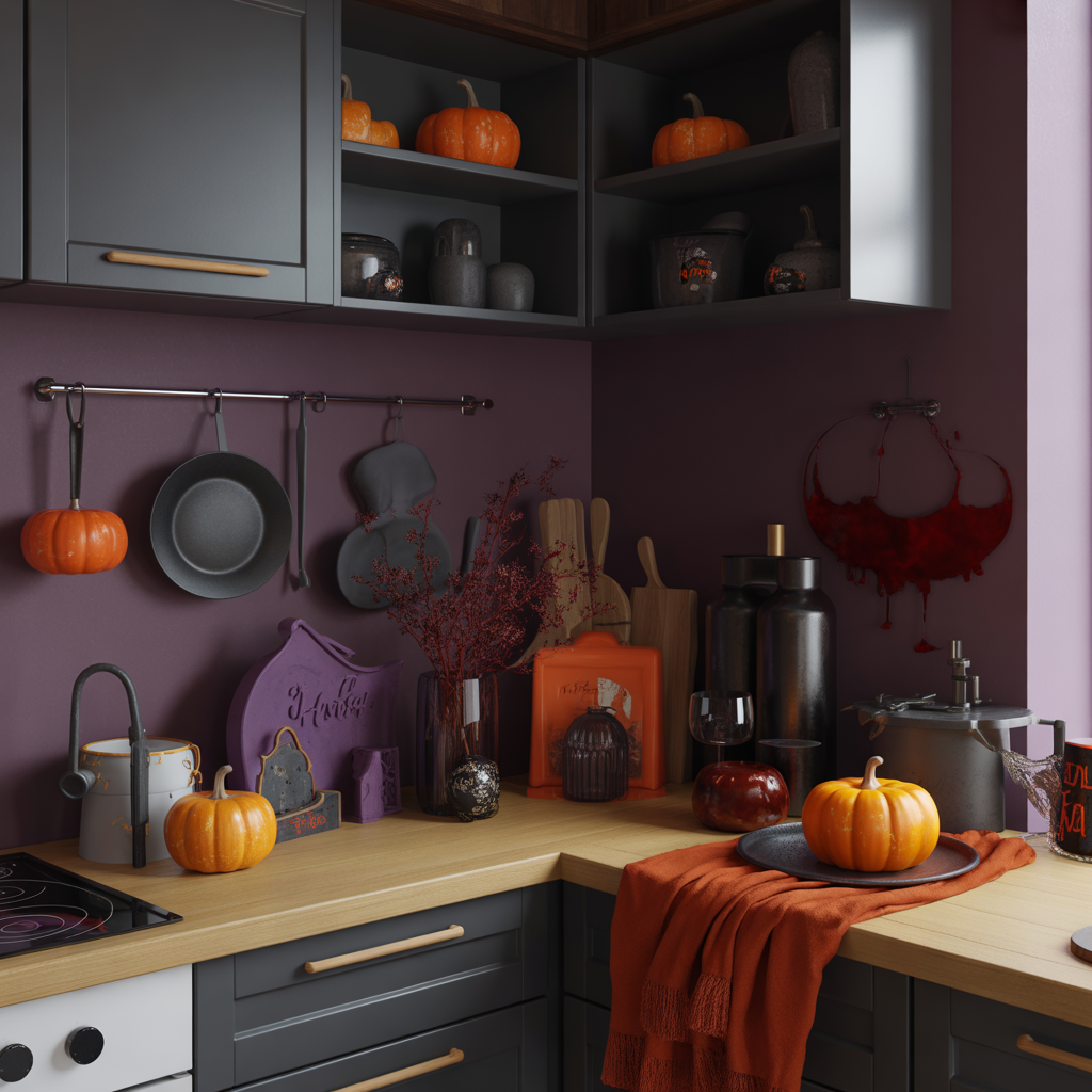 Choose Spooky Colors for Your Halloween Kitchen
