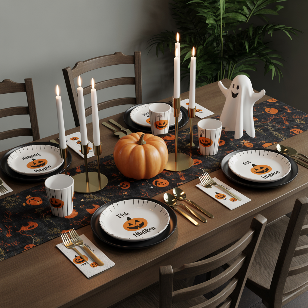 Create a Creepy yet Fun Table Setting